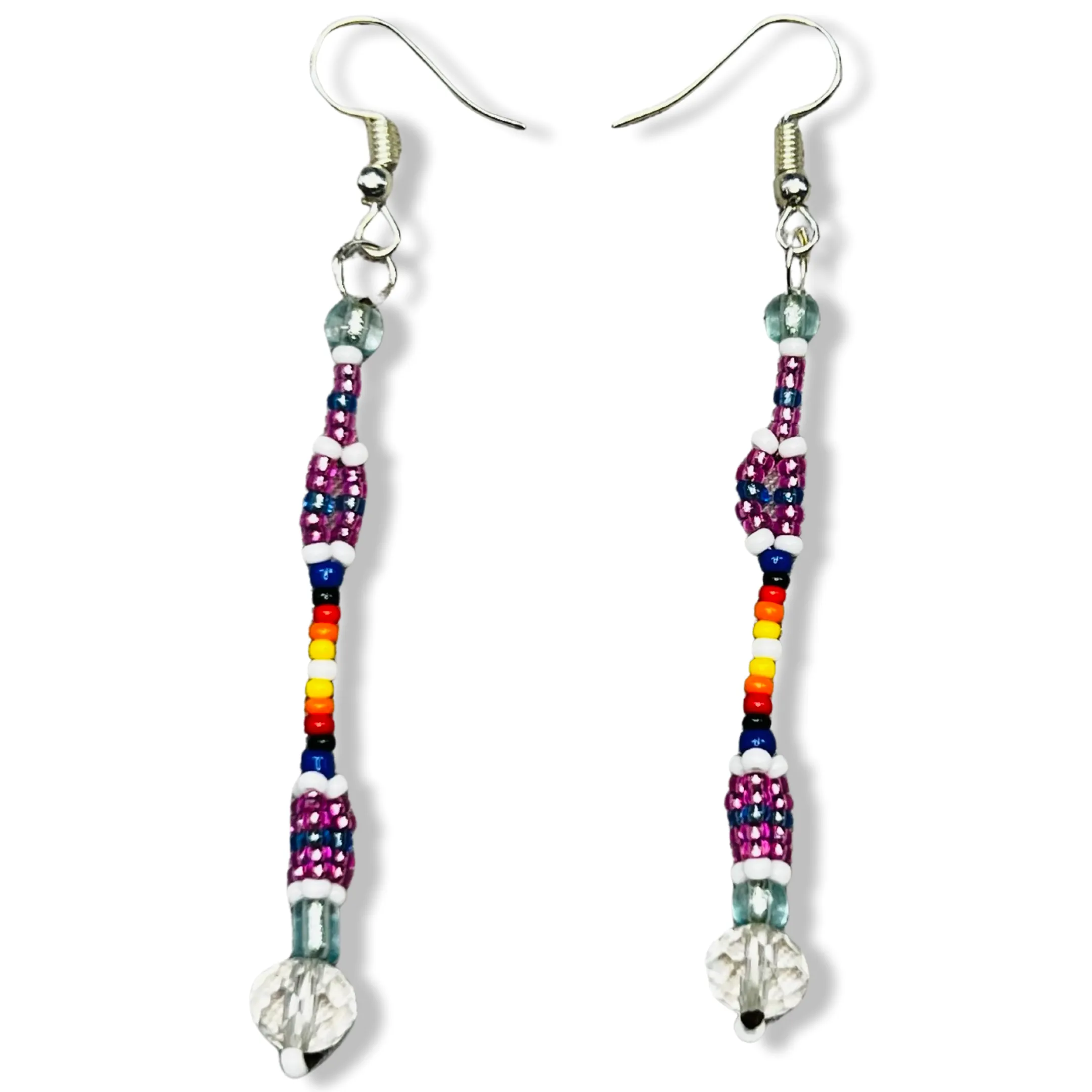 LZ Beaded Dangle Earrings