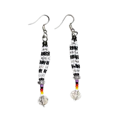 LZ Beaded Dangle Earrings