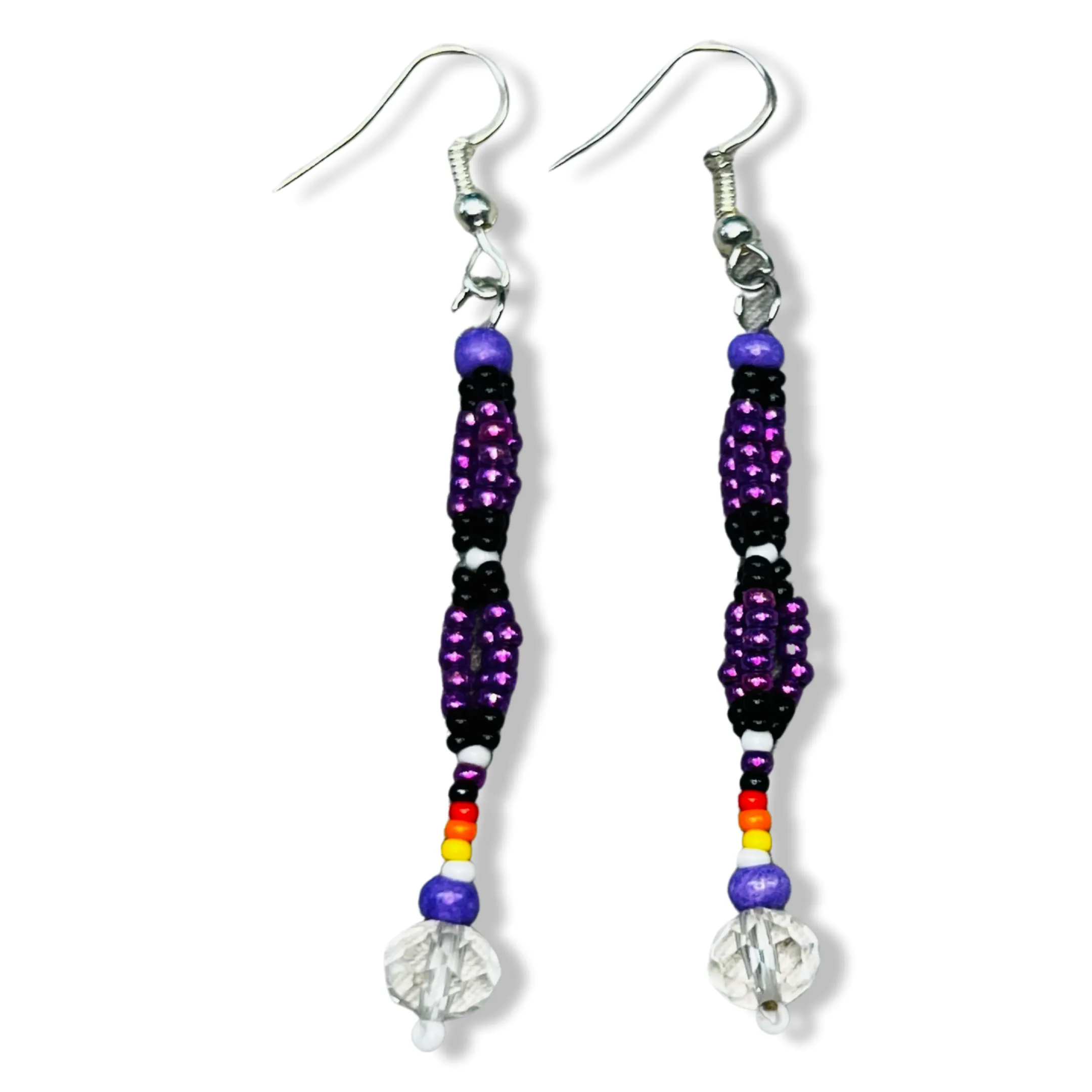 LZ Beaded Dangle Earrings