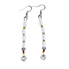 LZ Beaded Dangle Earrings