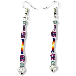 LZ Beaded Dangle Earrings