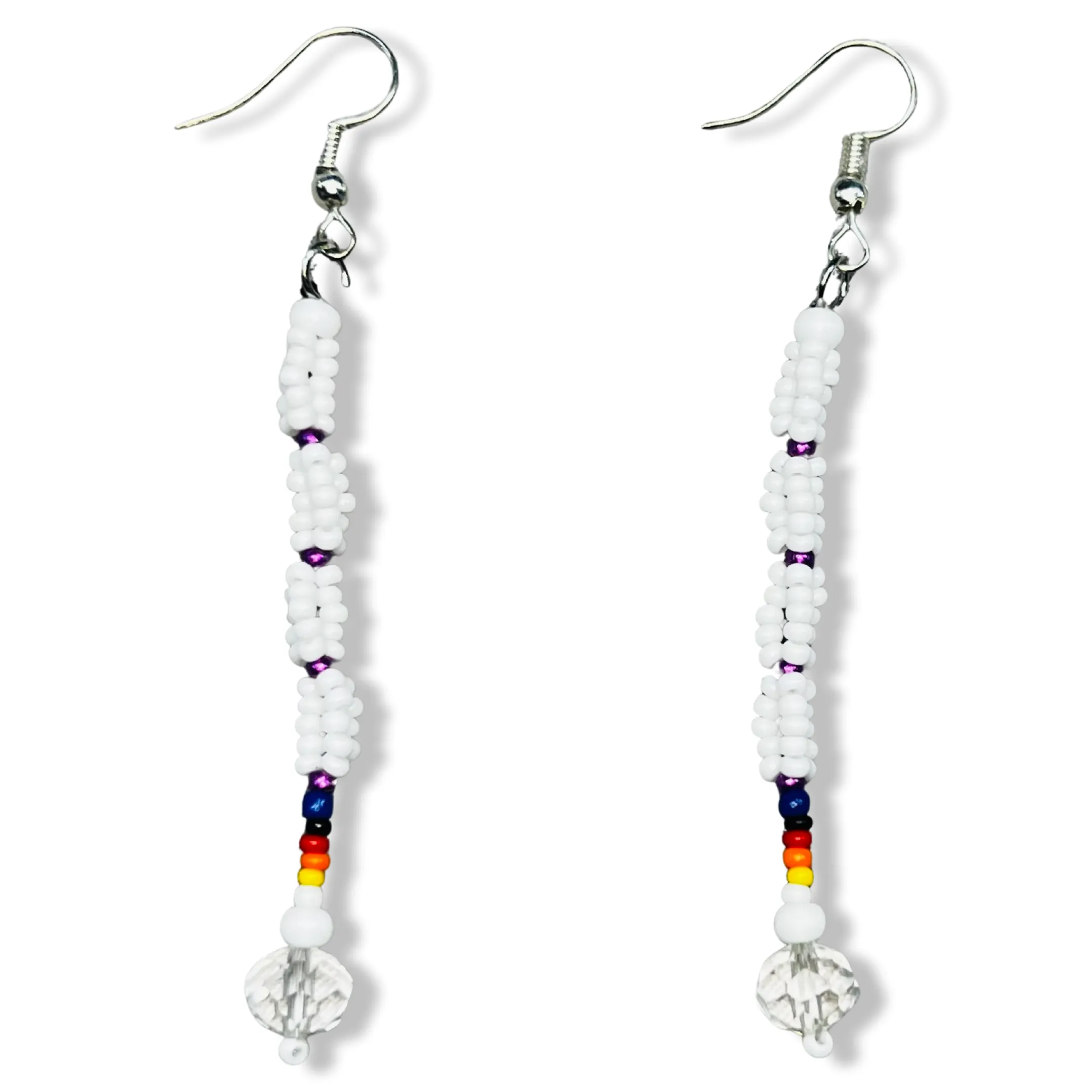 LZ Beaded Dangle Earrings