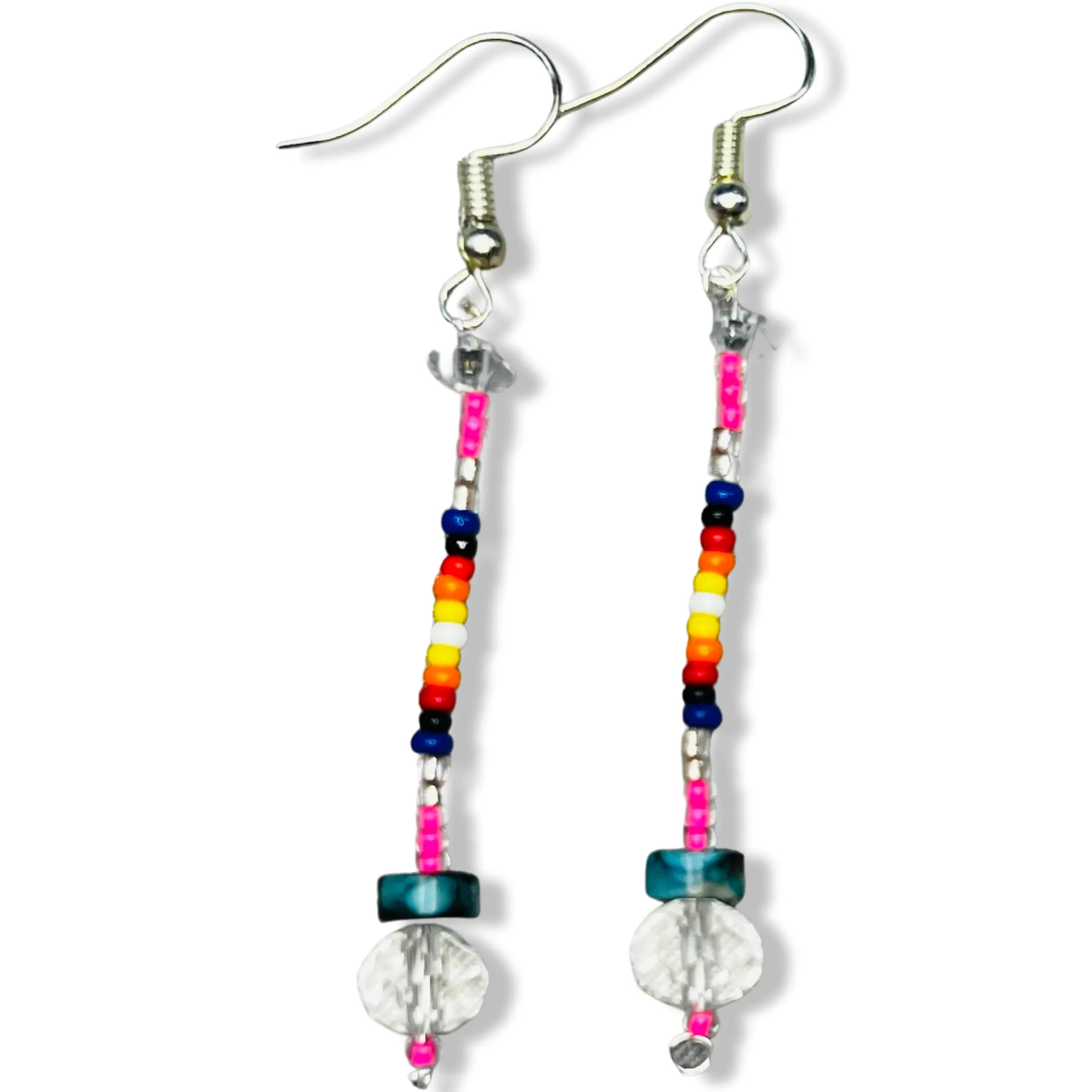 LZ Beaded Dangle Earrings