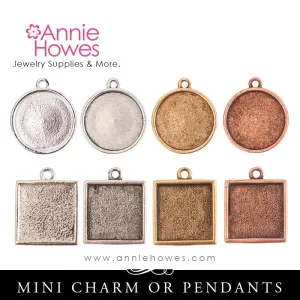 Mini Circle or Square Charm Setting - MLSC Nunn Design