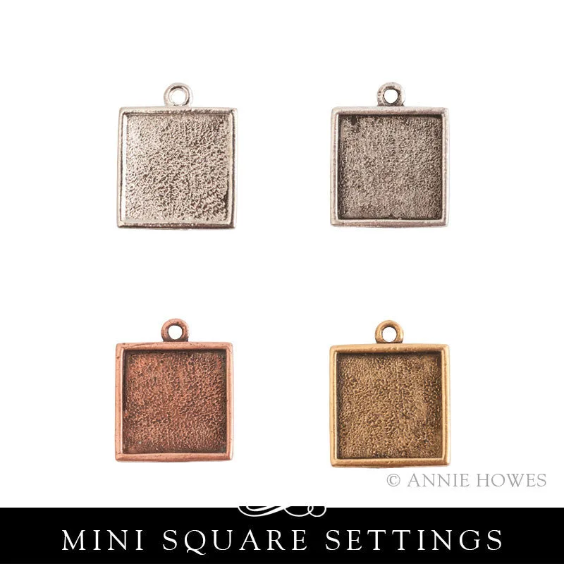 Mini Circle or Square Charm Setting - MLSC Nunn Design