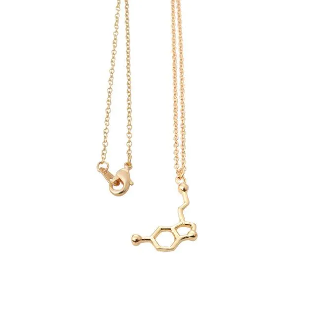 Molecule Chemical Structure Necklace