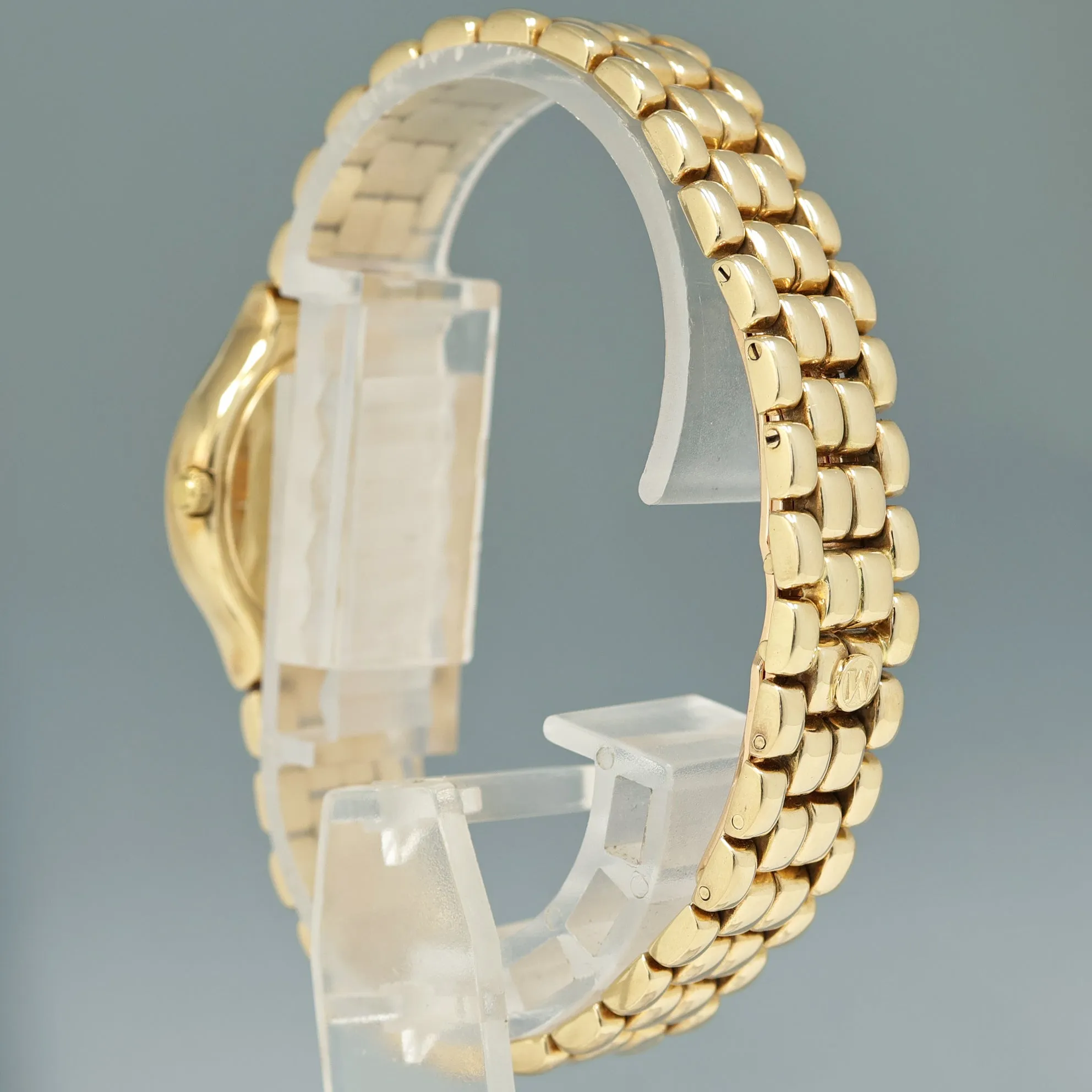 Movado 14k Solid Yellow Gold Diamond and Mother of Pearl Watch