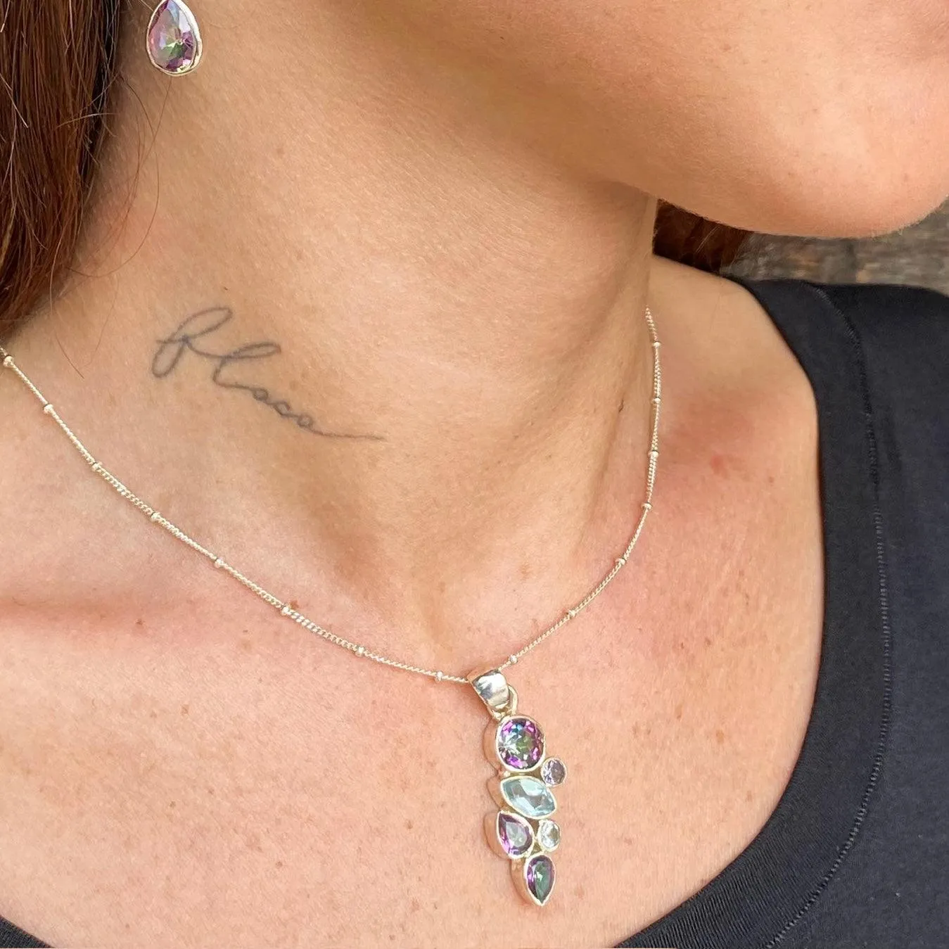 Mystic Topaz Necklaces Collection