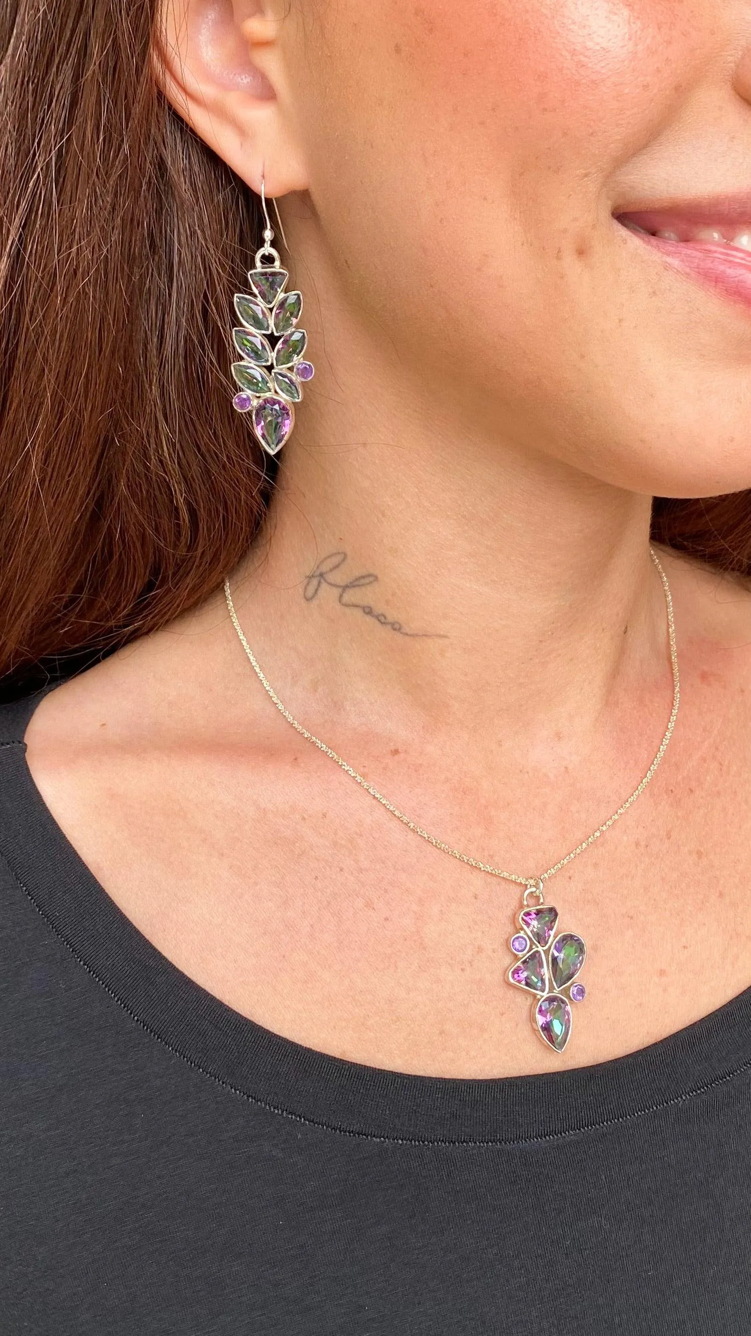 Mystic Topaz Necklaces Collection