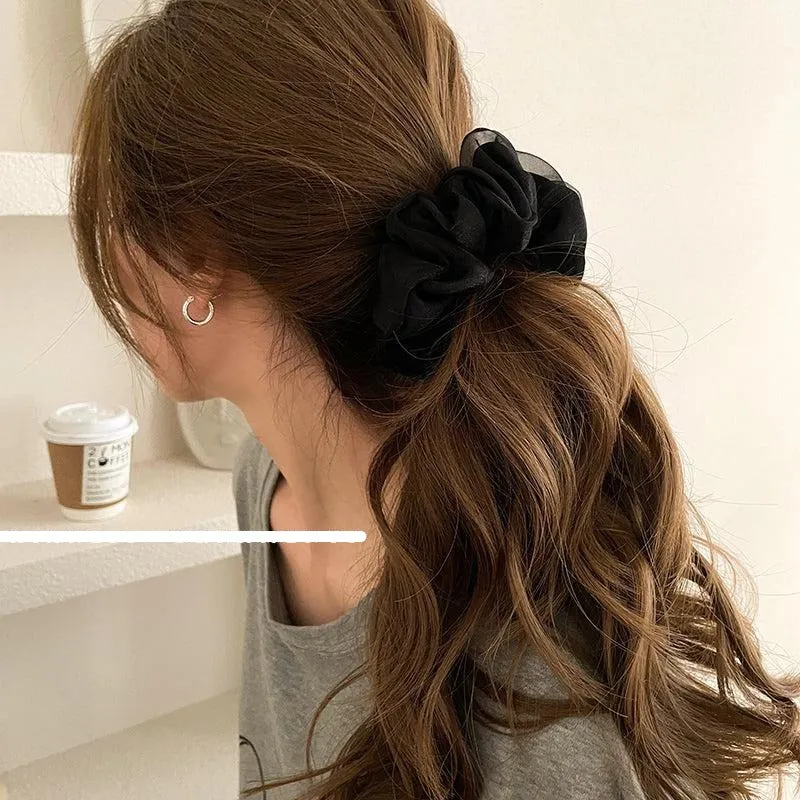 Net Yarn Scrunchies