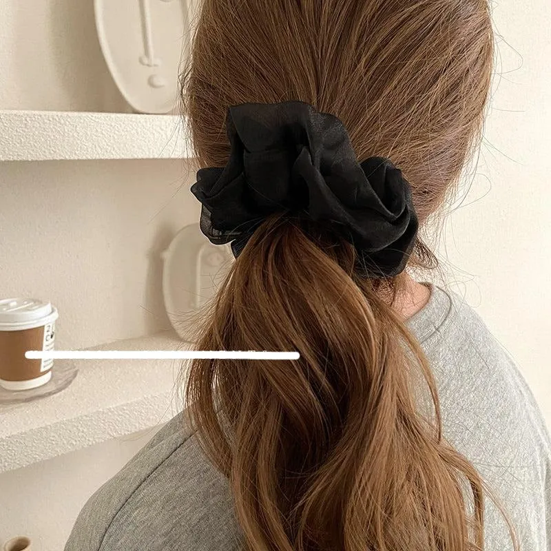 Net Yarn Scrunchies