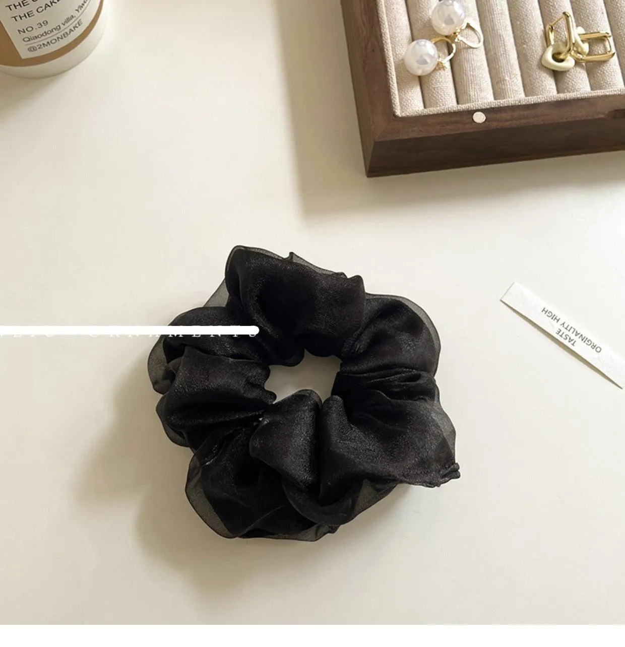 Net Yarn Scrunchies