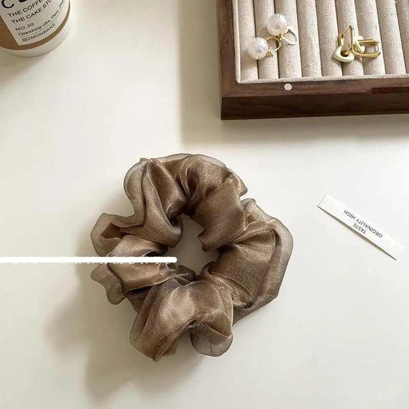 Net Yarn Scrunchies