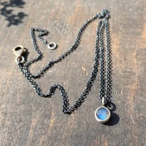 NEW! Sterling Silver Pendant Necklace in Multiple Stones by Ashley Procopio