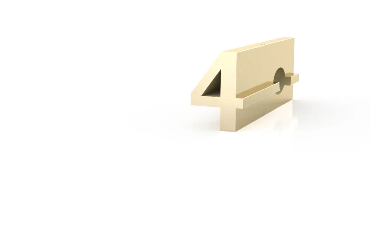 Number 4 - Pendant