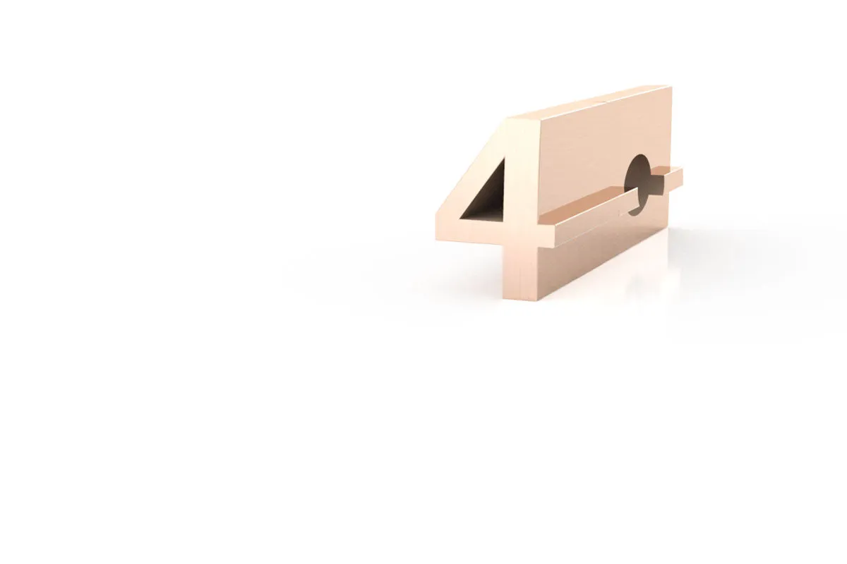 Number 4 - Pendant