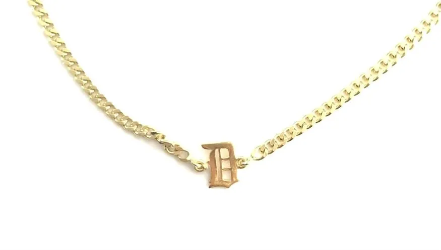 Old English Initial CURB CHOKER