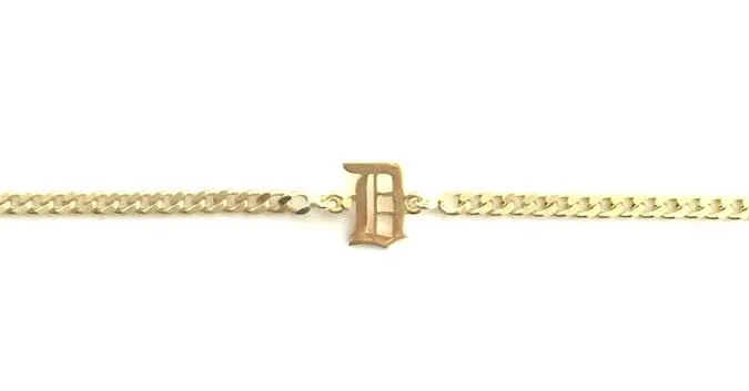 Old English Initial CURB CHOKER