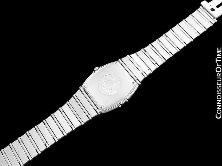 Omega Constellation Chronometer Mens Bracelet Watch, Quartz, Date- Brushed Stainless Steel