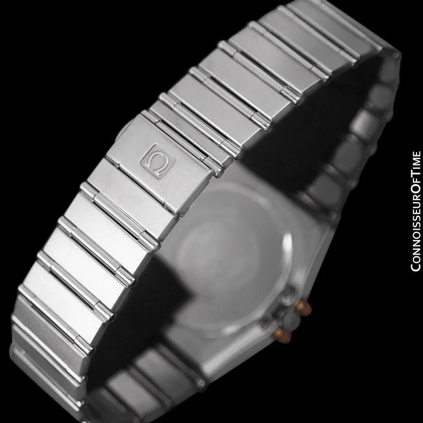Omega Constellation Mens 35mm, Quartz, Day-Date - Stainless Steel & 18K Gold