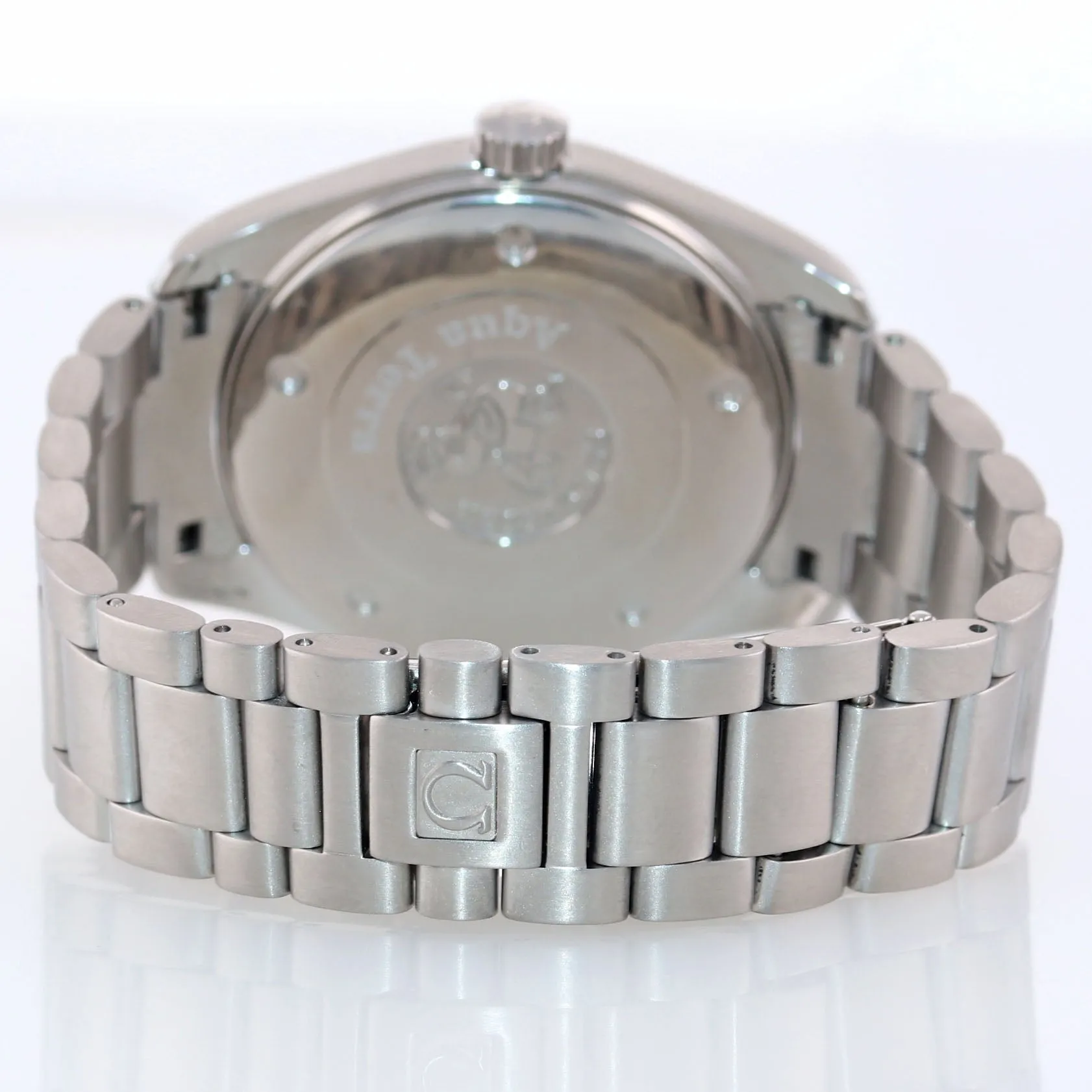 Omega Seamaster Aqua Terra Quartz Stainless Steel 39mm Blue Date Watch 2517.80