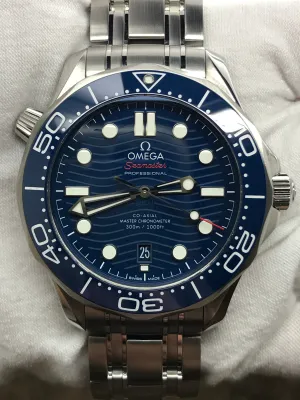 Omega Seamaster Diver 300M 210.30.42.20.03.001 Blue Dial Automatic Men's Watch