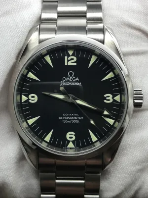 Omega Seamaster Railmaster 39mm 2503.52.00 Black Dial Automatic Men's Watch