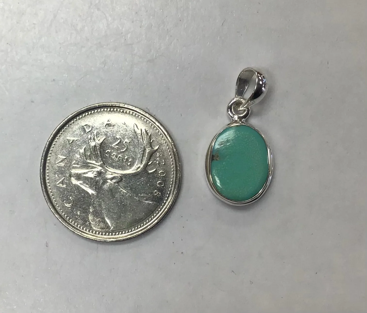 Oval Arizona Turquoise Pendant
