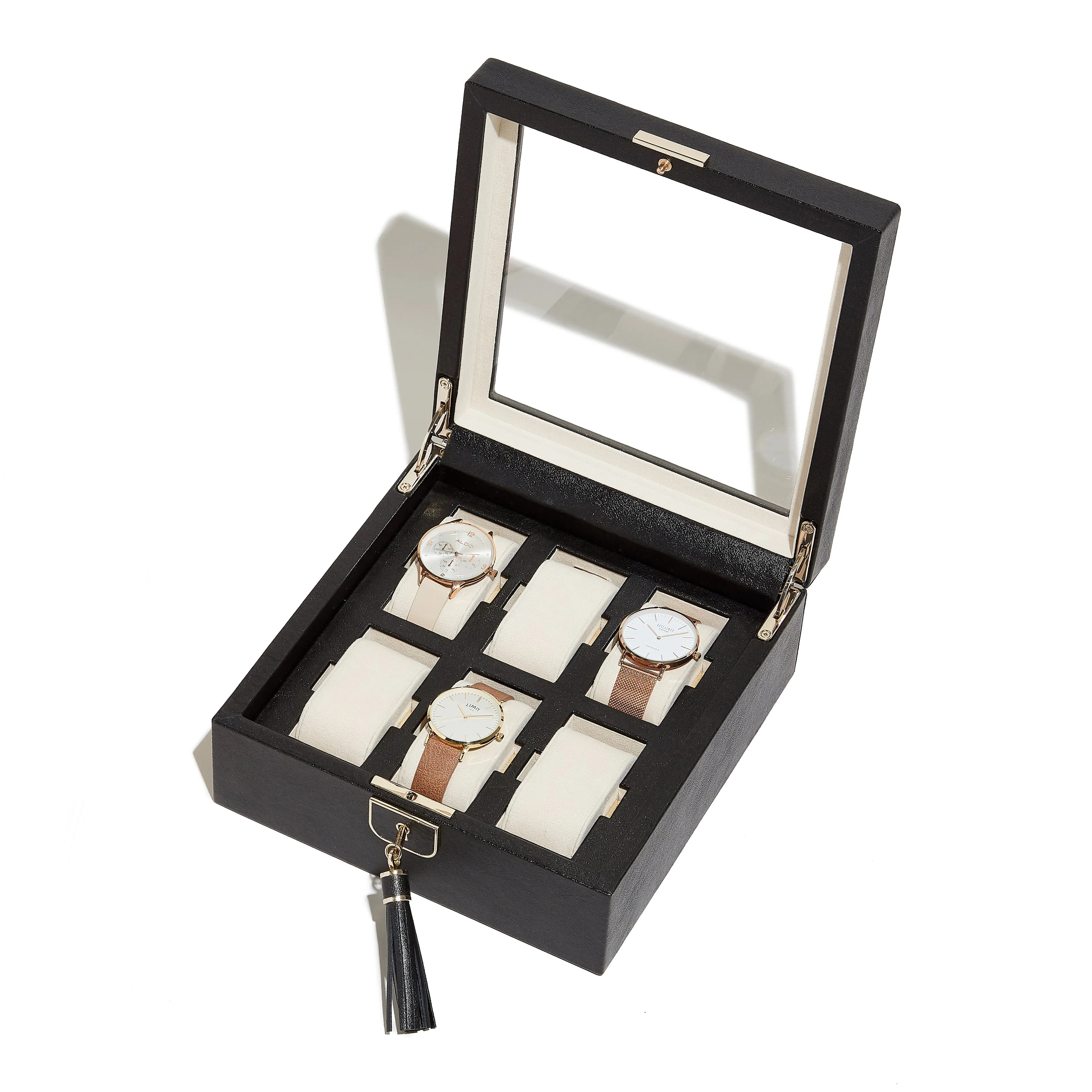 Palermo 6 PC Watch Box - Anthracite