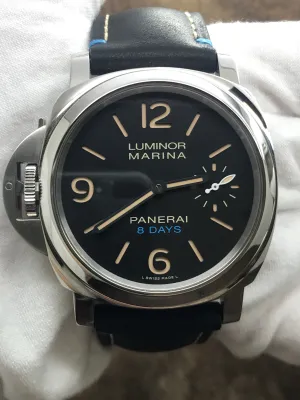 Panerai Luminor 8 Days PAM00796 Black Dial Hand Wind Men's Watch