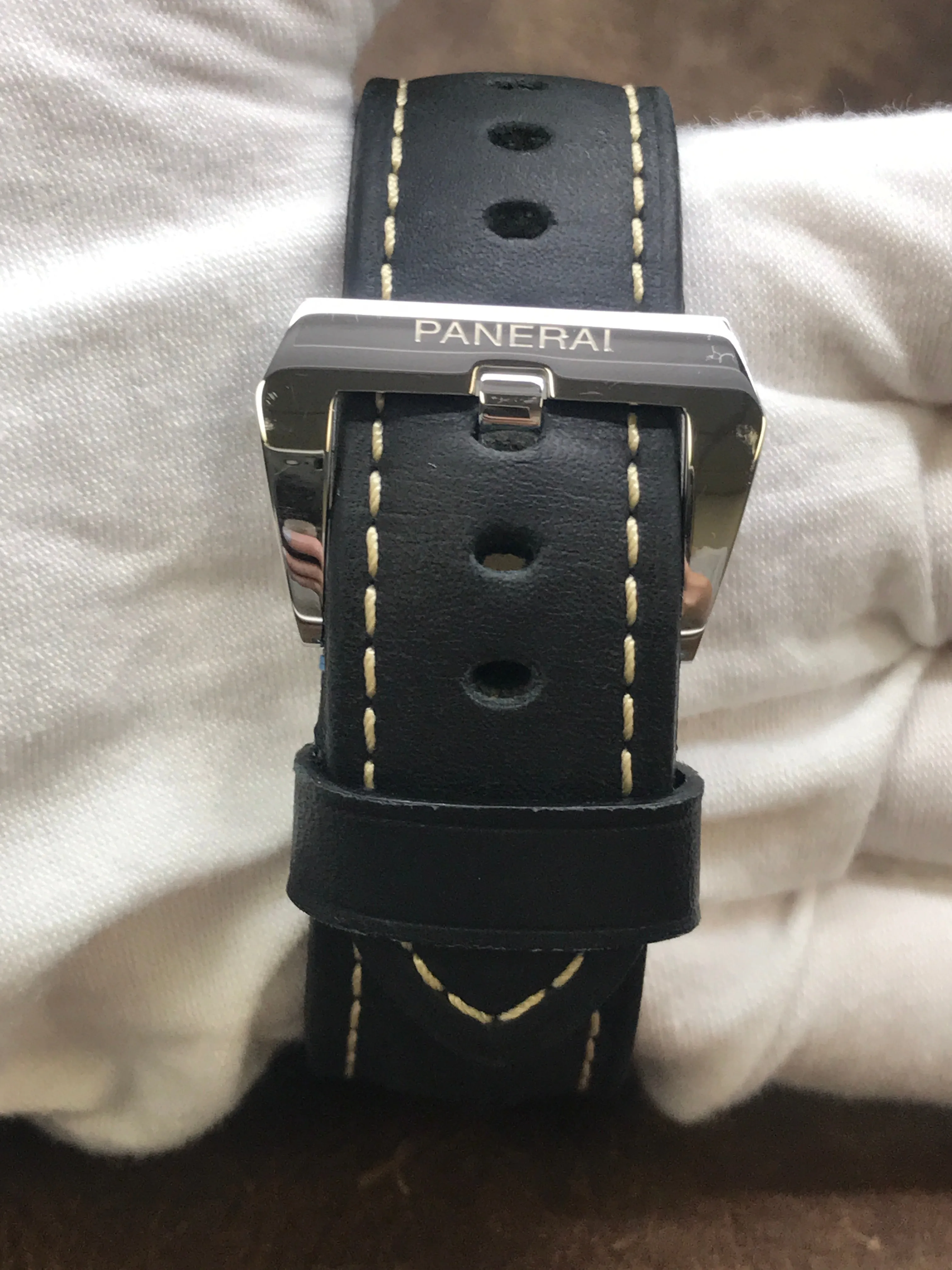 Panerai Luminor 8 Days PAM00796 Black Dial Hand Wind Men's Watch