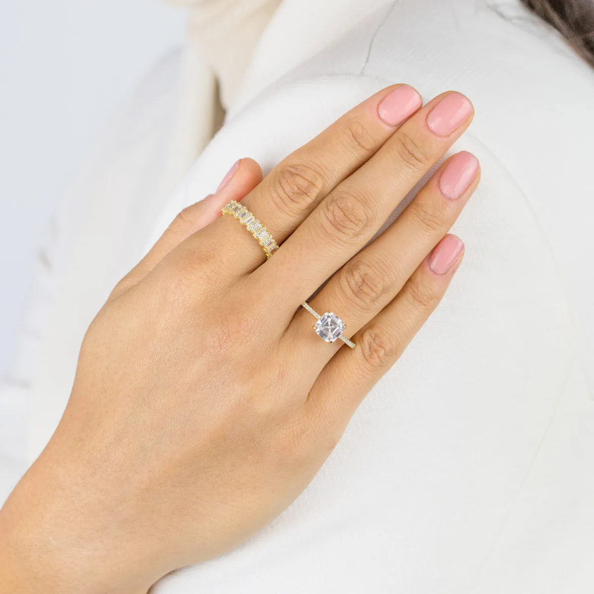 Pavé Baguette Ring