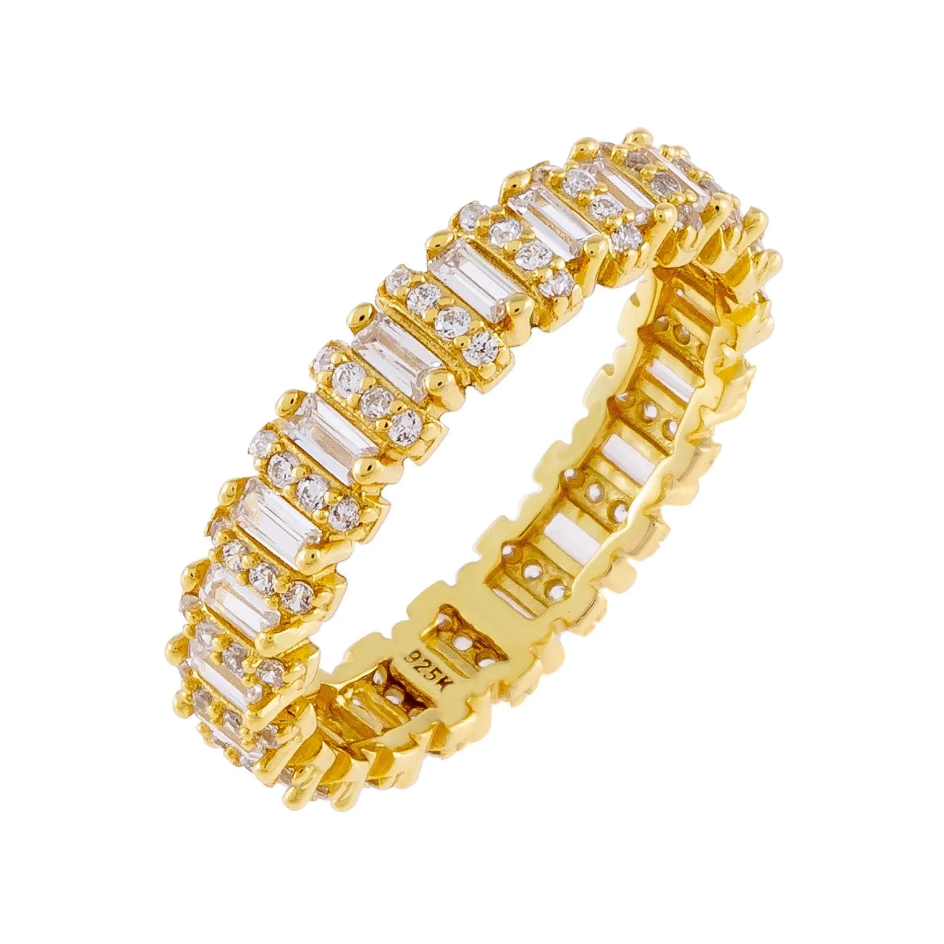 Pavé Baguette Ring