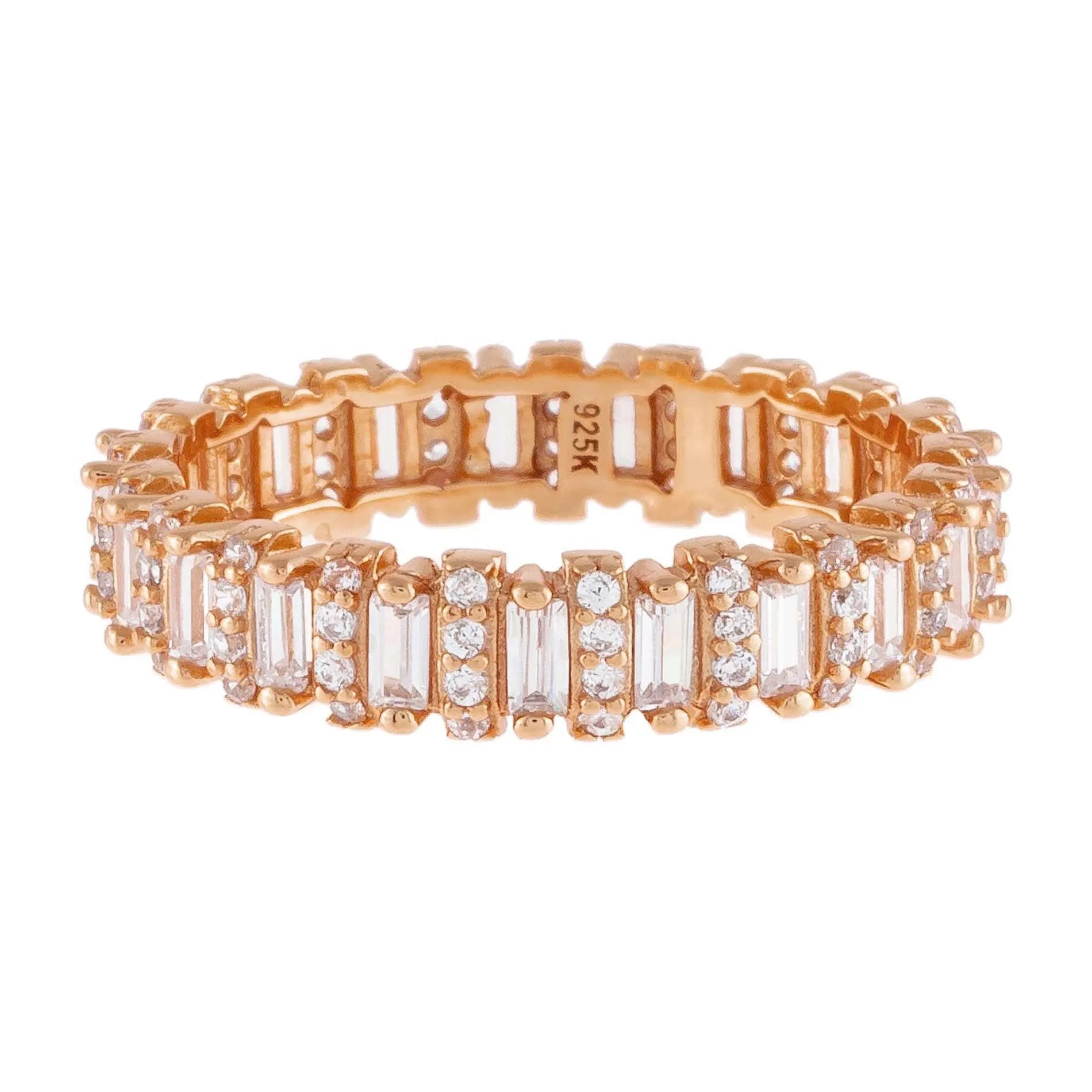 Pavé Baguette Ring