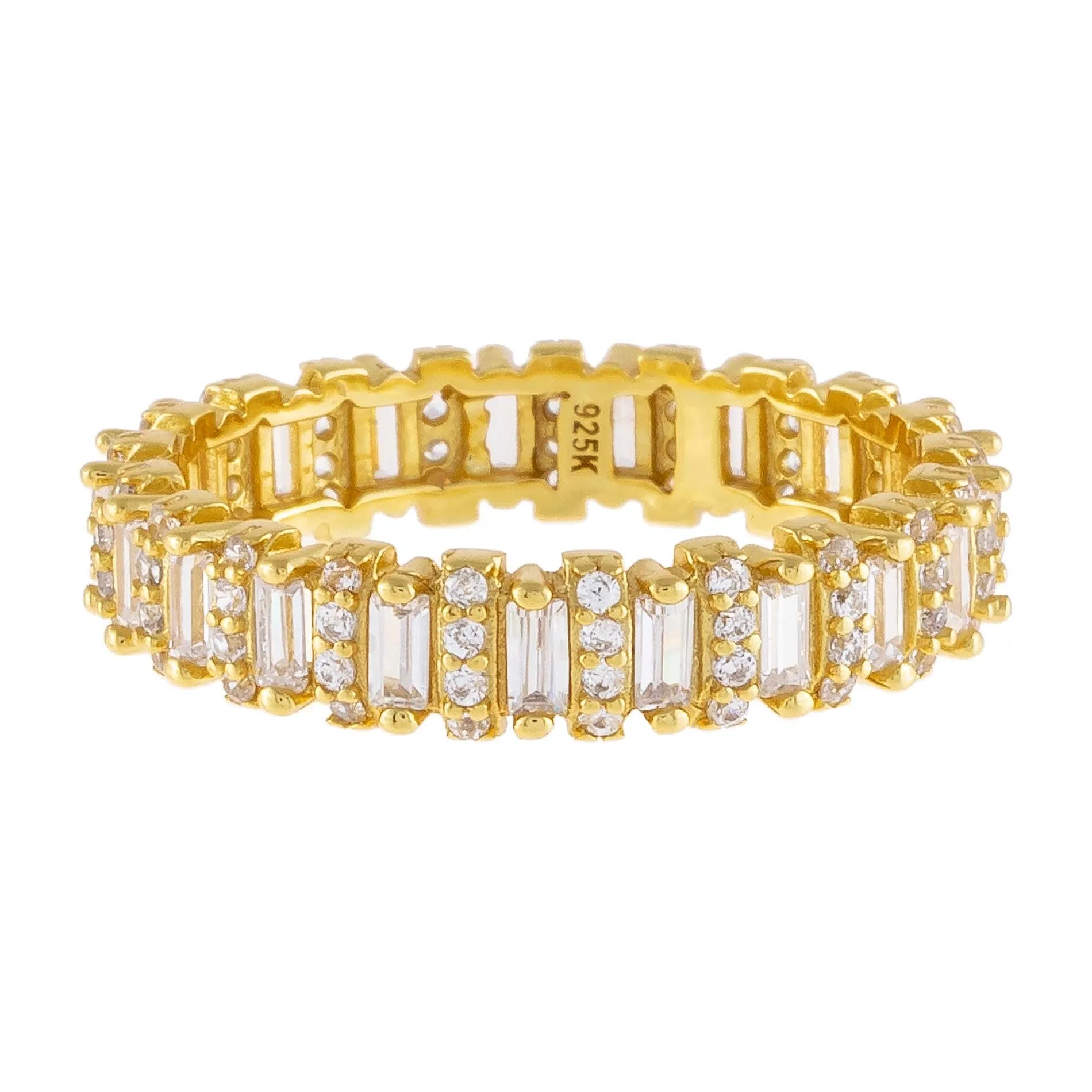 Pavé Baguette Ring