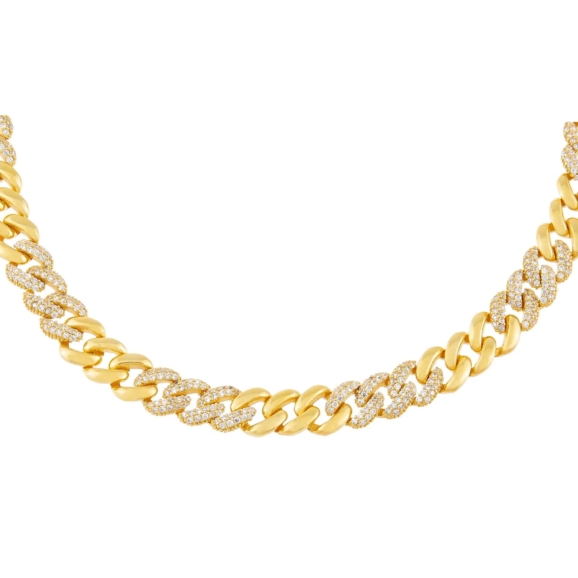 Pavé Chain Link Choker