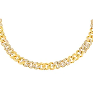 Pavé Chain Link Choker
