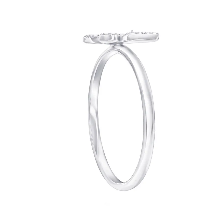 Pave Diamond Butterfly Ring