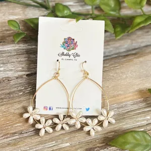 Pearl Flower Earrings
