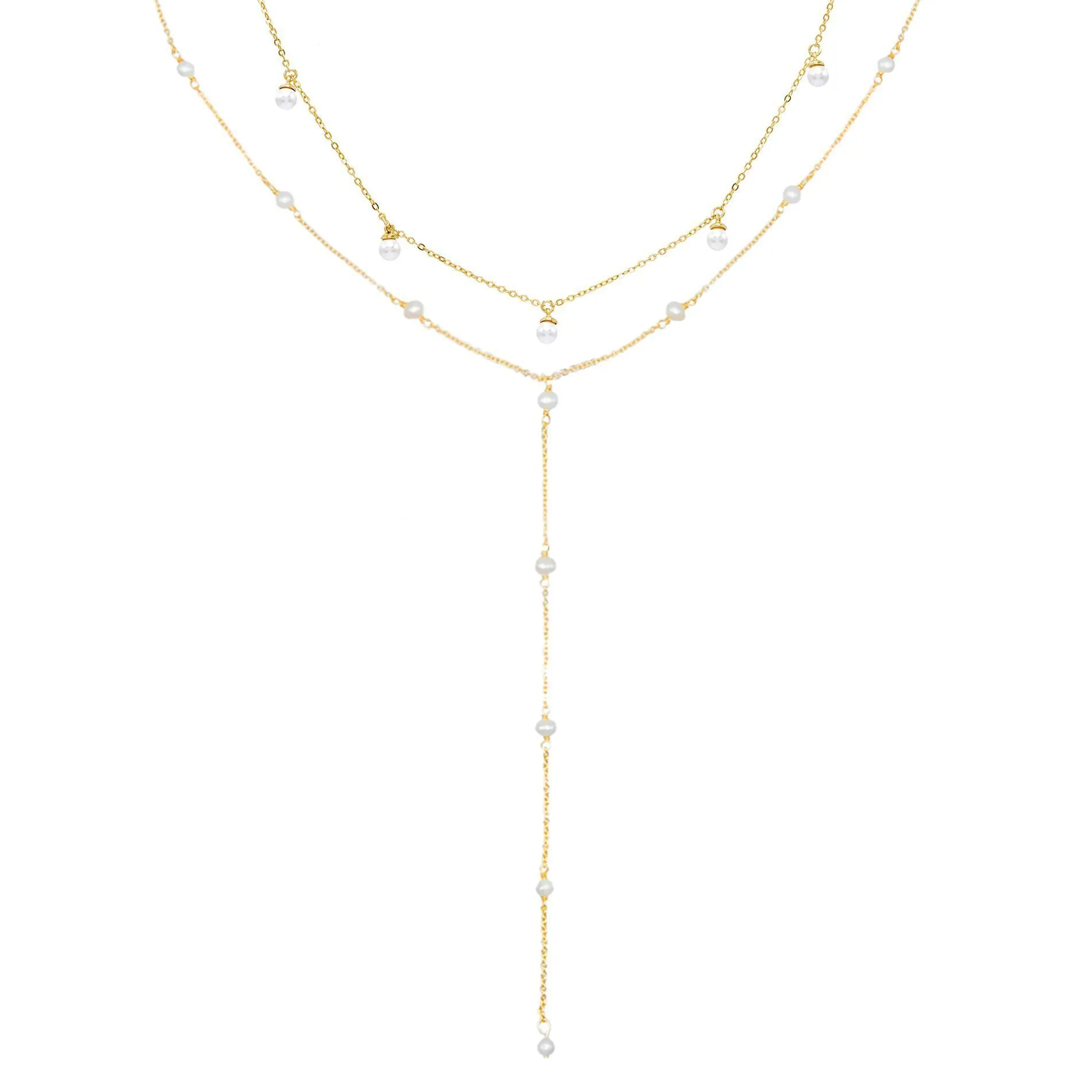 Pearl Necklace Combo Set