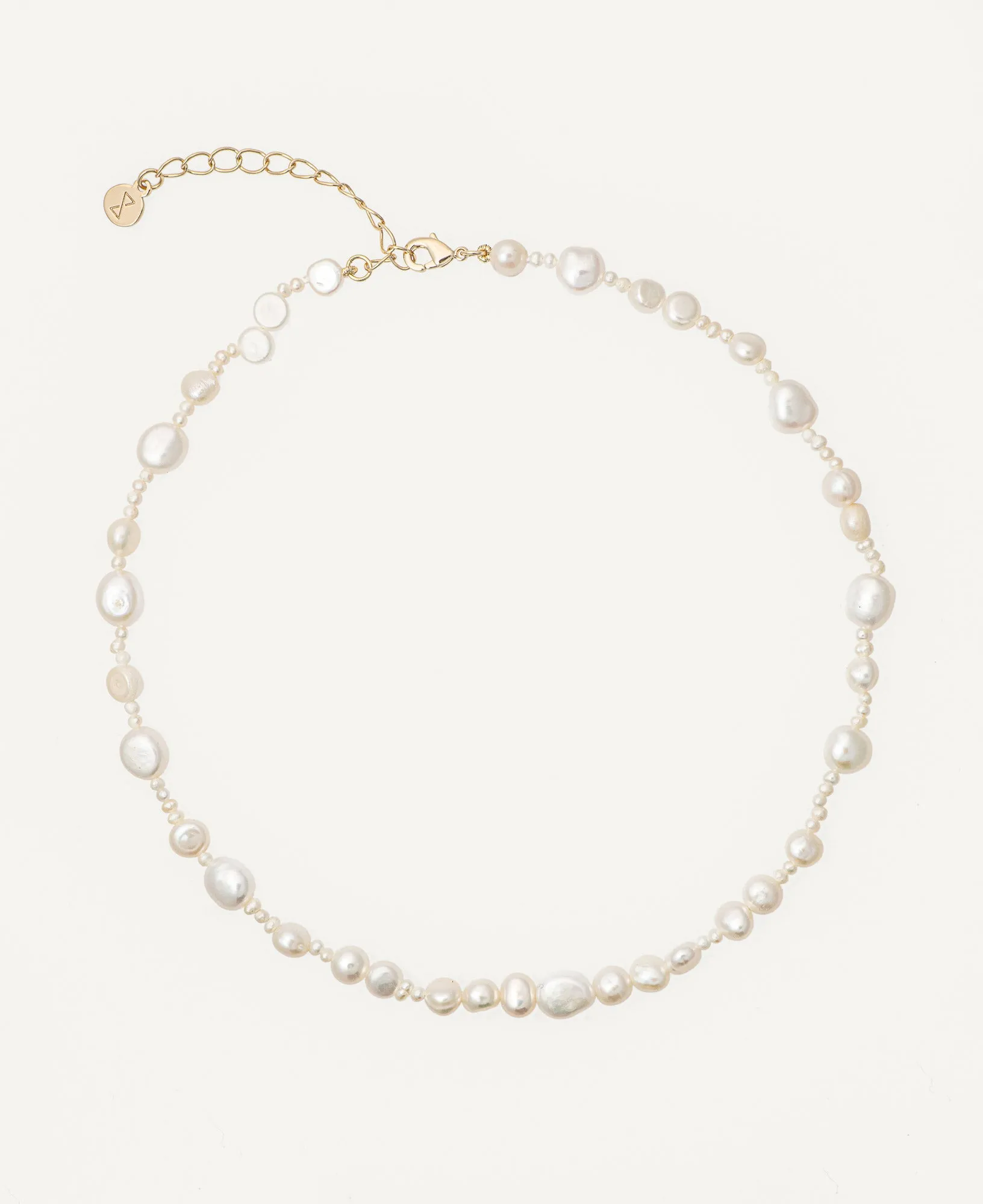 Penelope Bubble Pearl Choker Necklace