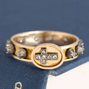 Rare Georgian-era Rosary Diamond Ring
