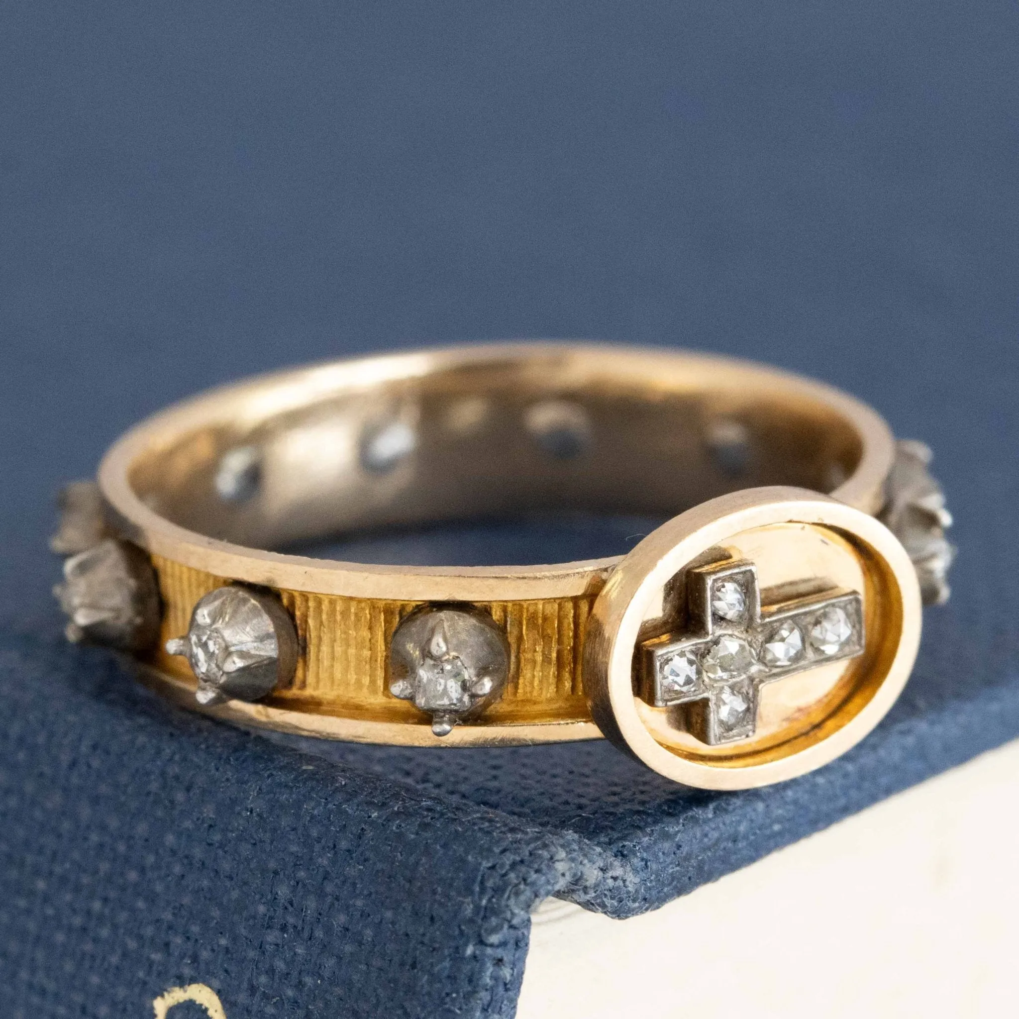 Rare Georgian-era Rosary Diamond Ring
