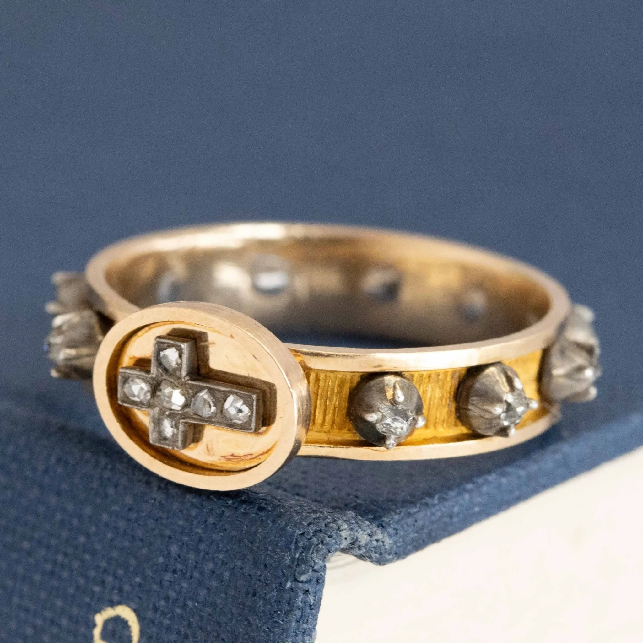 Rare Georgian-era Rosary Diamond Ring
