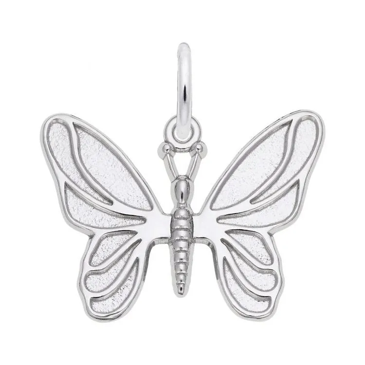 Rembrandt Sterling Silver Butterfly Charm
