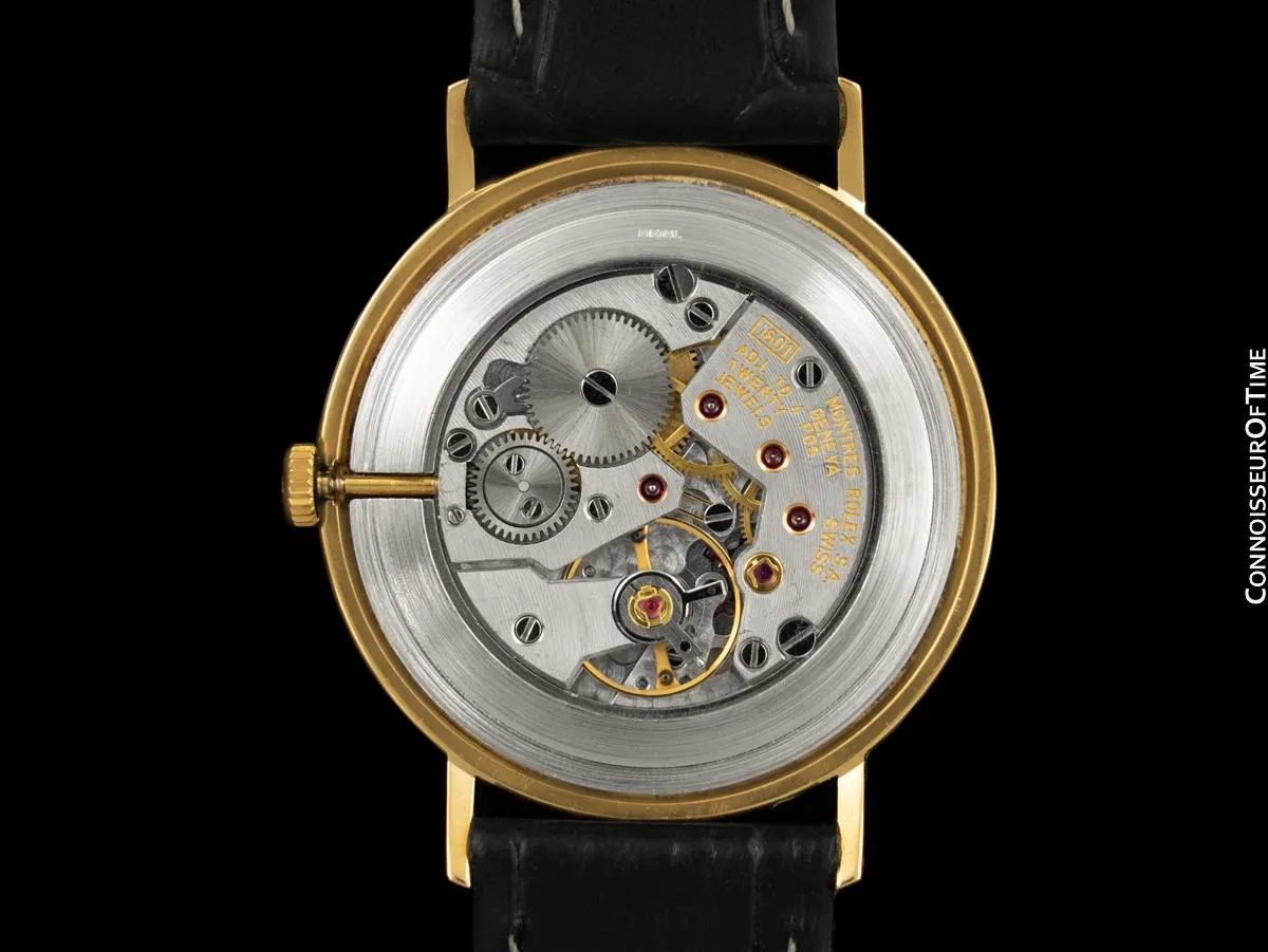 Rolex Cellini Mens 18K Gold Ref. 4112 Handwound Dress Watch - 18K Gold