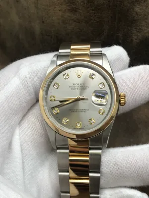 Rolex Datejust 16203 Silver Dial Automatic Watch