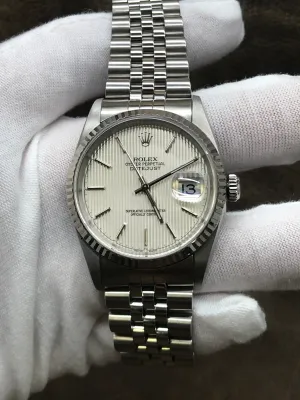 Rolex Datejust 36 16234 Offwhite Linen dial Dial Automatic Watch