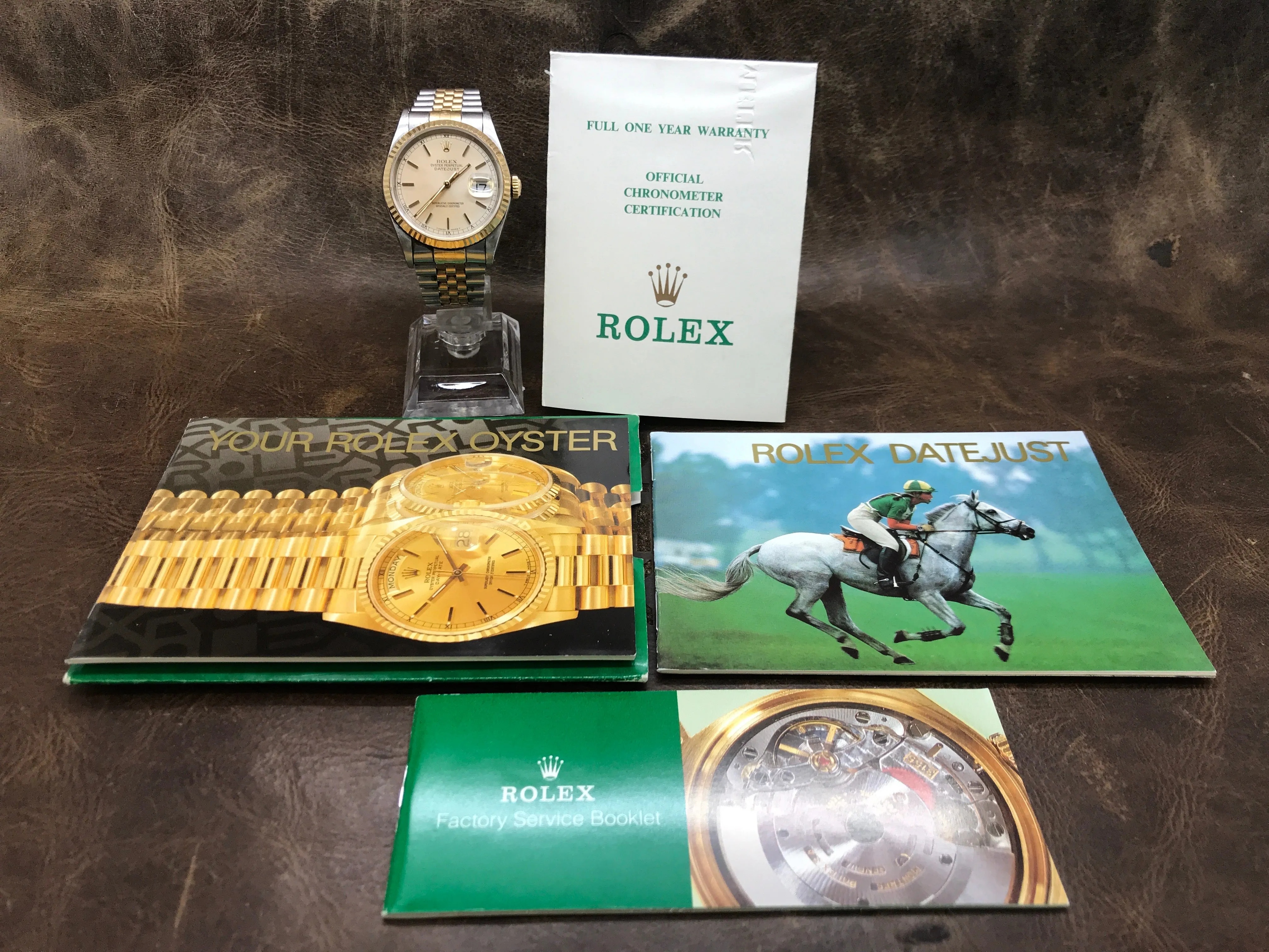 Rolex Datejust 36mm 16233 Silver Dial Automatic Watch