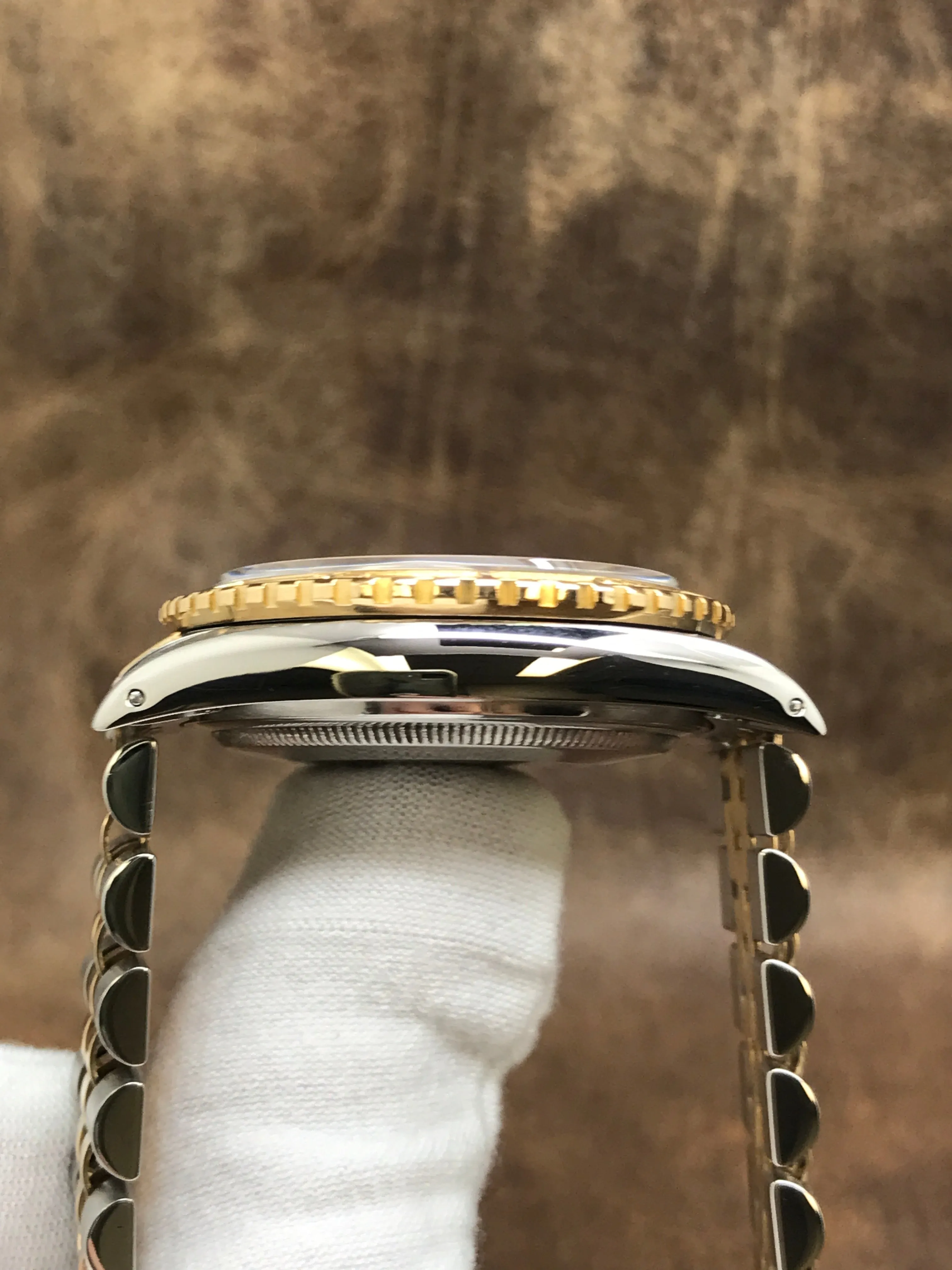 Rolex Datejust Turn-o-graph 16253 Silver Dial Automatic Watch